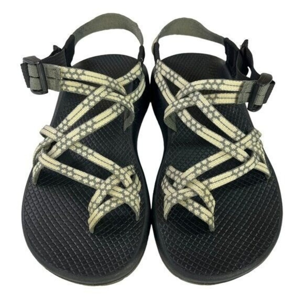Chaco ZX/2 Classic HIking Sandals Double Strap‎ Toe Loop Black Womens Size 8 - Picture 5 of 12